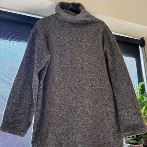 Uniqlo Thick Grey Winter Sweater Dress Women's Oversized Tunic - Medium